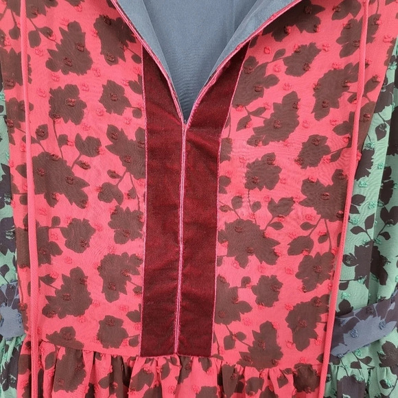 Matilda Jane The Little Party Dress High Low Long Sleeves Velvet & Tassel Small - Picture 4 of 14